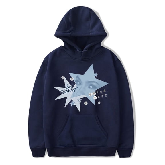 Freya Skye Silent Treatment Hooded music tour merch Drawstring Pocket Sweatshirt Men/women fashion  Pullover