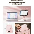 thumbnail image 4 of AllWaysPlaza Tablet Stand for iPad Stand Holder Desk, Foldable Home Office Desk Accessories Travel for iPad Holder Dorm College Essentials Portable Monitor Stand Fits Tabs Kindle iPhone 4-15.9" Girls, 4 of 12