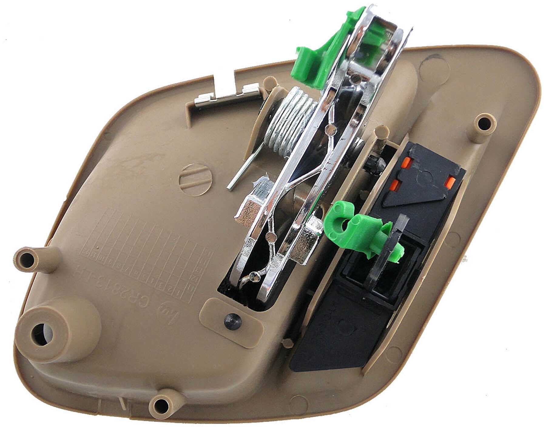 Dorman 81664 Interior Door Handle for Specific Jeep Models, Chrome Lever; Beige Housing