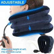 ASKITO Cervical Neck Traction Device and Instant Pain Relief, Collar Brace, Inflatable Adjustable Support & Stretcher for Spine Alignment Chronic