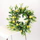 thumbnail image 4 of Guirnalda de limones flores puerta Limones artificiales coronas de pared simulación de de ratán vacaciones decoración ventana colgante utilizado para árbol de Navidad Fanmusic Guirnalda de limones flores puerta, 4 of 7
