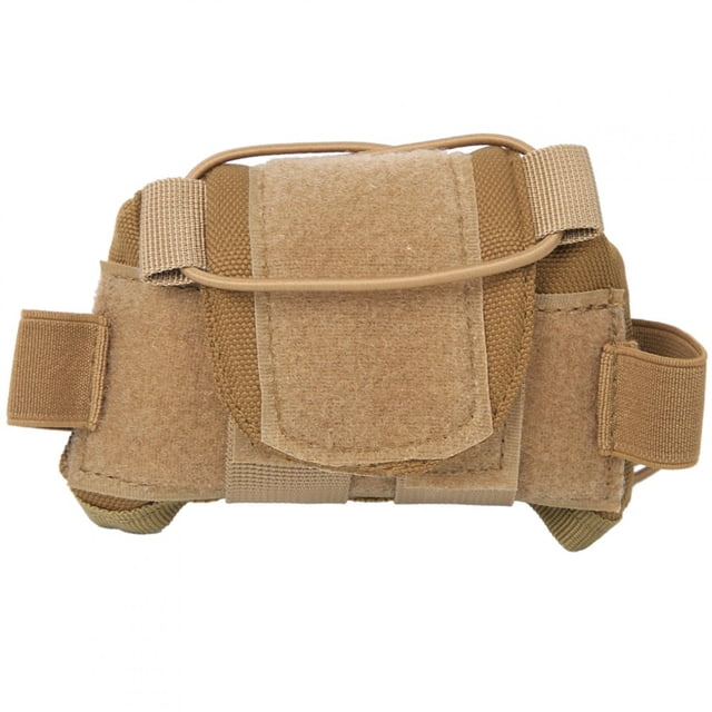 YM-Bolsa de almacenamiento de batería de contrapeso para casco Bolsa multifuncional para accesorios de casco (color barro)