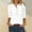 B382 White summer tops for women clearance under $5, variant on Cagogo Women's Casual Short Sleeve Tee Shirts Under $5 Summer Spring Tops Button Down V Neck Soft Basic Plain Tshirts Shirts Going Out Green T-Shirts Clothes