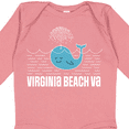thumbnail image 4 of Inktastic Virginia Beach Va Cute Vacation Boys or Girls Long Sleeve Baby Bodysuit, 4 of 5