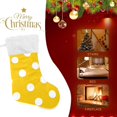 thumbnail image 4 of Coolnut Christmas Stocking Personalized Polka Dot Large Candy Stocking Hanging Gift Xmas Stockings Decoration 1 PC for Family Holiday Party Ornaments Decor Fireplace, 4 of 7