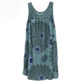 thumbnail image 1 of Women's Lace Stitching Printing Sleeveless Large Dress 13 Color 8 Size, 1 of 3