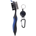 thumbnail image 1 of IWMango Blue Multi Functional Durable Double Side Golf Club Groove Cleaner Cleaning Brush Tool Accessory, 1 of 13