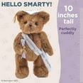 thumbnail image 2 of Bearington Graduation Plush Toy 10" Teddy Bear Stuffed Animal with White Cap, gift for Class 2024, 2 of 5