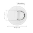 thumbnail image 5 of 5 Pcs Kayak Safety Gear Fleximatic PVC D Ring Pad PVC D Ring Patch Surfboard Mounting Hooks Paddle Board D Ring Patch, 5 of 6
