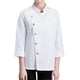 thumbnail image 2 of Hombres Mujeres Chef Coat Chaqueta Cocina Uniforme Camarero Ropa Restaurante M Blanco Sunnimix chaqueta de cocinero, 2 of 8