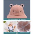 thumbnail image 4 of Sombrero de cubo de rana ACTIVE 2 piezas rosa naranja protección anti UV para adultos, 4 of 5