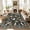 Black, variant on HIWEAVER Black 2' x 6' Washable Floral Bordered Runner for Kitchen Animal Cat Indoor Throw Carpet Modern Non-Slip Foldable Doormats for Hallway Dorm Home Decor