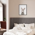 thumbnail image 6 of WFSposter Cute Female Baby Bunny Rabbit Animal Print Portrait Framed Canvas Wall Art for Kids Room Bathroom Living Room Bedroom Home Decorate, 6 of 7