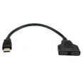 thumbnail image 1 of Câble Adaptateur Compatible HDMI Mâle vers Adaptateur Double Compatible HDMI, 1 of 1