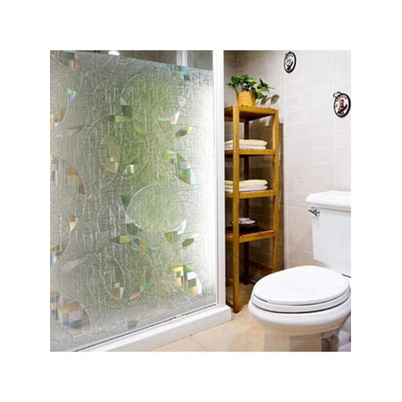 3D Static Cling Window Film Stained Glass Paper Decorative Frosted Vinyl (Best Glass Windows For Home)