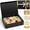Pure Black, variant on Gift Box, 2 Pack 13 x 10 x 4 inch Large Black Gift Box with Magnetic Lids for Bithday Gifts Box Contains Card, Ribbon, Shredded Paper Filler, Box for Gift Packaging