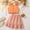 Orange, variant on NAISIBABY Girls 2-Piece Sets, Ruffled Tank Tops Plaid Pleated Skirts Summer Casual Cute Outfits Orange 10-11T