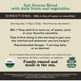 thumbnail image 5 of Gut Greens - Amazing Raw Digestive Enzyme Supplements Grass Mix, 9oz, 60 Servings, 5 of 6