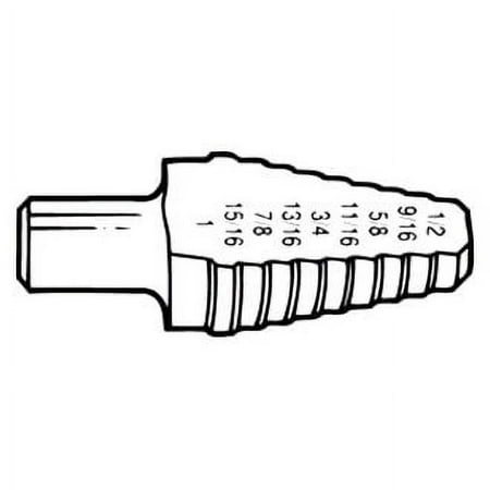 UPC: 0038548102207 | Irwin 10220 Unibit Fractional Hole Enlarging Step Drill Bit #20