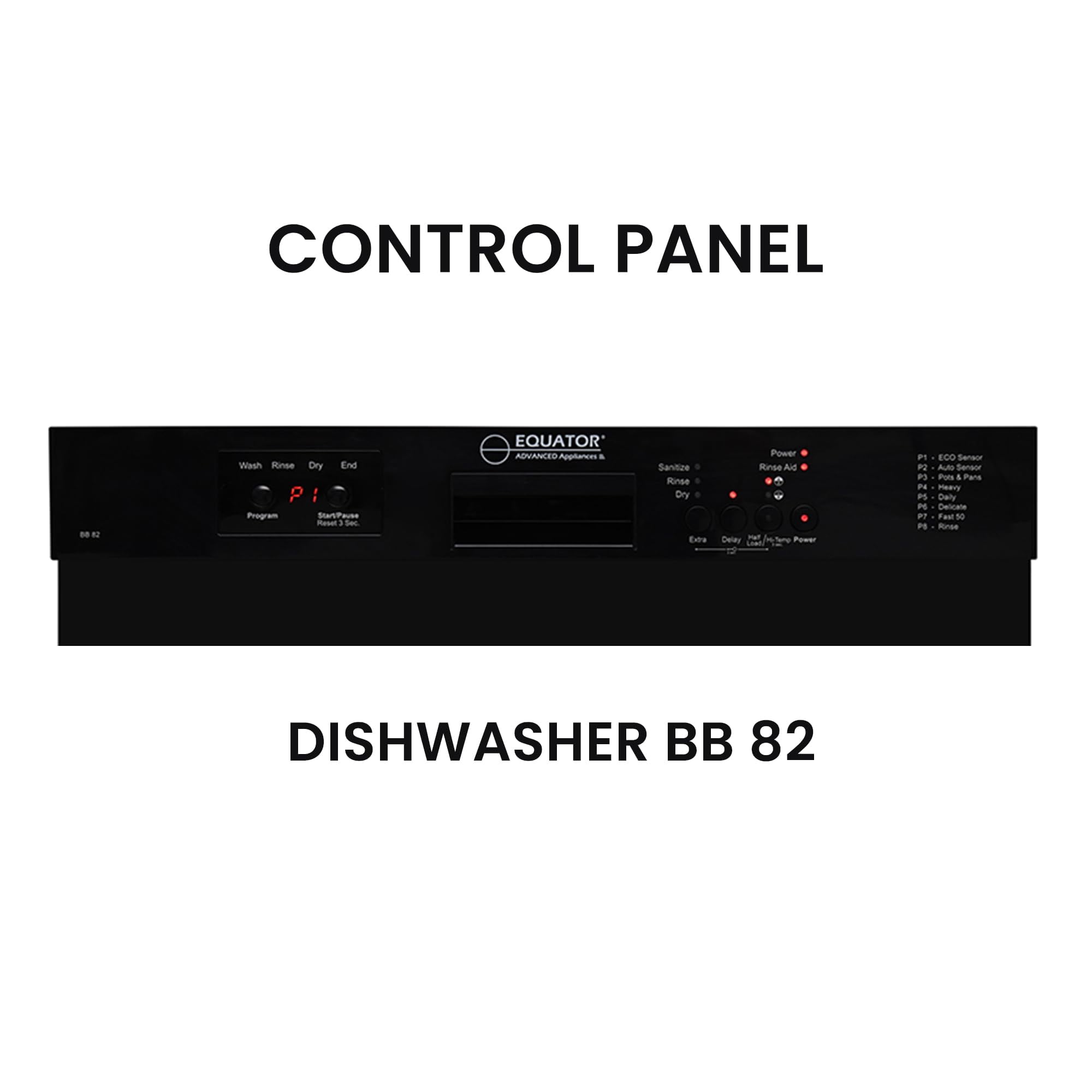 Pemberly Row 24" Dishwasher 14 Place & 3/4 HP Garbage Disposer 51dB 110V