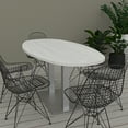 thumbnail image 2 of 6 Person Conference Room Table Metal Base Boval Shape Electrical Unit, 2 of 8