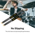 thumbnail image 5 of 2 Pair Black Drum Sticks, Donner 5A Classic Maple Wood Drumstick with Carrying Bag, 5 of 7