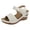 Beige, variant on Rokment Orthopedic Platform Wedge High Heels Dress Sandals for Women 2026 Fashion Casual Leather Open Toe Arch Support Chunky Heeled Comfortable Beach Summer Shoes Beige Size 6.5