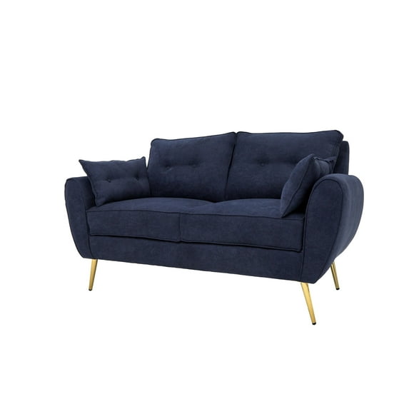 Love Seat Kessa Muebles Chris Azul