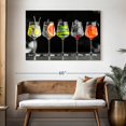 thumbnail image 3 of Elephant Stock Cocktails Wall Art - Horizontal Canvas Wall Art - Dining Room Wall Decor - Food And Drink Canvas - Black And Orange Decor - 48" x 32", 3 of 8