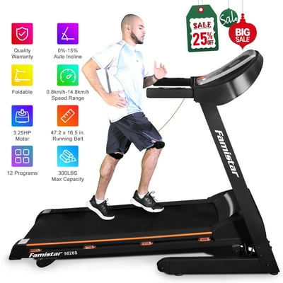 Famistar Best Treadmill With 15 Incline Famistar Folding Treadmill
