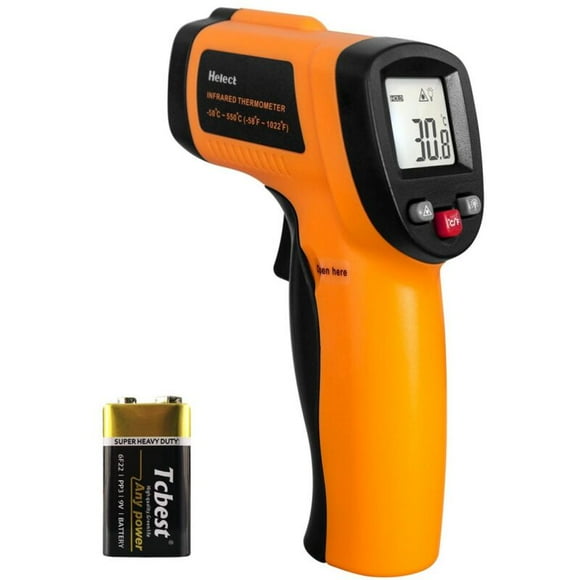 Infrared Thermometer, Non-Contact Laser Infrared Thermometer from -50°C to 400°C, Backlit LCD Display (Not for Humans)