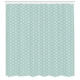 thumbnail image 3 of Ambesonne Eastern Shower Curtain, Sea Inspired Floral, 69"Wx70"L, Sky Blue White, 3 of 3