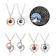 thumbnail image 3 of Collares personalizados con proyección de foto, Gargantilla con personalidad, corazón, amantes, nombre, imagen de mascota, joyería, regalo de San Valentín para el día de la madre, 3 of 4