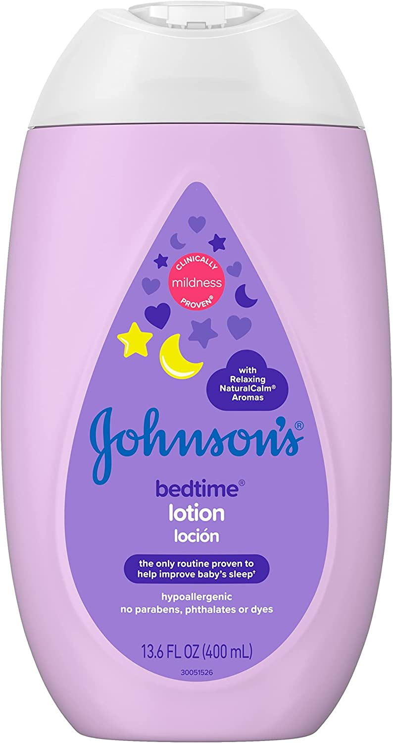 Johnsons Bedtime Lotion with Naturalcalm Aromas Hypoallergenic No Parabens, Phthalates or Dyes