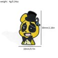 thumbnail image 3 of Five Nights At Freddys figuras de Anime, alfileres de esmalte, broche Bonnie Foxy, juego FNAF, insignias para mochila, accesorios de joyería, 3 of 5