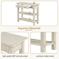 thumbnail image 3 of Hallway Console Table, Retro Console Table, Entryway Table Display Shelf With 2 Drawers And 2-Tier Open Storage Shelf For Entryway Dining Room, Living Room, Home, 3 of 9