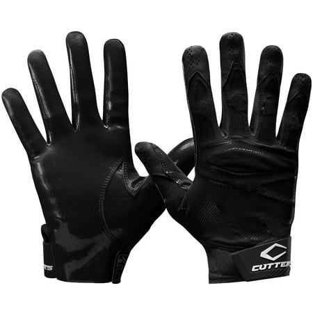 Cutters Rev Pro 4.0 Receiver Glvs Solid Black Adult Small