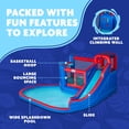 thumbnail image 3 of Sunny & Fun Fun Inflatable Water Slide Park with Bounce House & Splash Features, 3 of 9