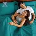 thumbnail image 4 of Bare Home Pillowcase Set - Premium 1800 Collection - Double Brushed - Ultra Soft - Standard Size, Emerald, 2 Count, 4 of 8