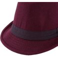 thumbnail image 5 of YooGuoGuo Trilby Fedoras Panama Jazz Hat Short Brim Bowler Hat for Men/Women, 5 of 6