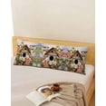 thumbnail image 5 of Farmhouse Leaves Country Vintage Animal Body Pillow Cover, Pillowcase Protectors with Zipper, Breathable Decorative Throw Pillow Case Cover, Pillow Shams for Couch Sofa 20x60Inch, 5 of 7
