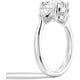 thumbnail image 3 of MSBLUE 3 Carat Three Stone Moissanite Engagement Ring, D Color VVS1 Round Cut Center Triangular Side Stones, S925 Sterling Silver, Rhodium Plated Finish, 3 of 7