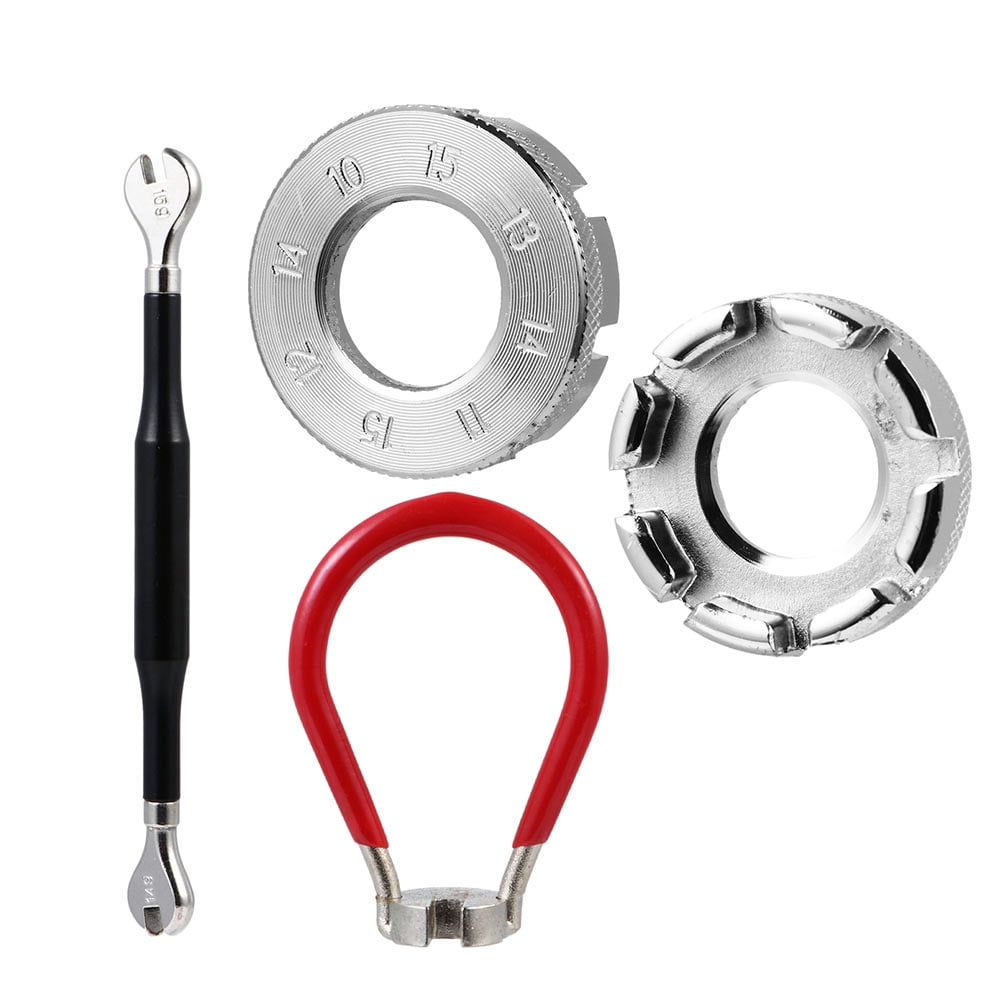 4Pcs Bike Spoke Wrench Tool Bicycles Spoke Tool Steel Bike Rim Correct