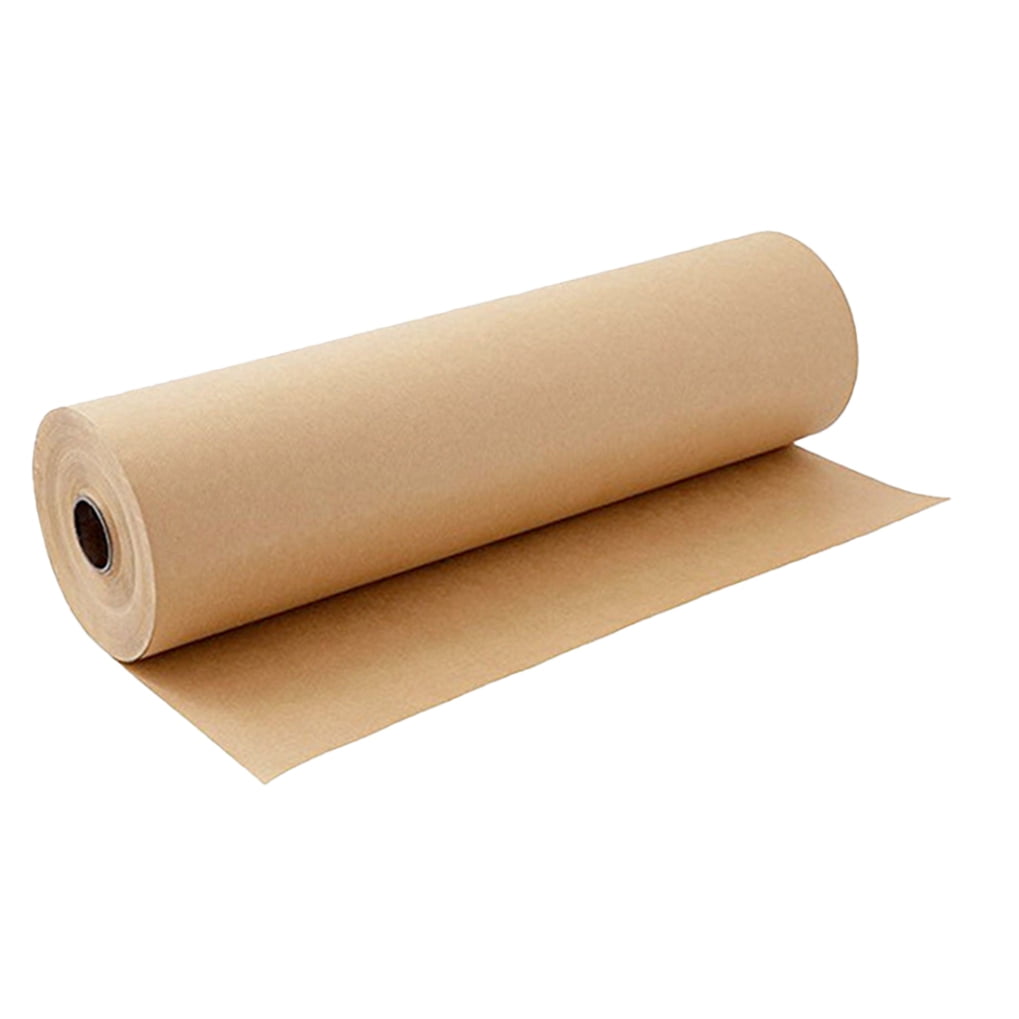 FUTUREORYY Brown Wrapping Paper 1 Roll for DIY Crafts and present Wrapping with Smooth Surface