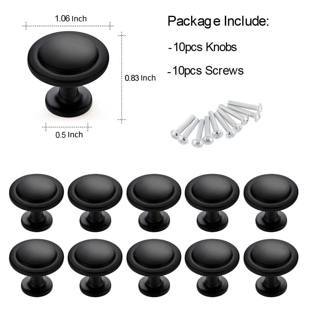 25 Packs Solid Brushed Cabinet Door Knobs Handles Cupboard Drawer Kitchen Pulls