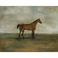 thumbnail image 2 of McCavitt, Naomi 18x15 Black Ornate Wood Framed with Double Matting Museum Art Print Titled - A Bay Hunter, 2 of 4