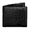 Black - Croc Belly - Double Side, variant on Men's Dark Brown Leather Bifold Wallet RFID Blocking Front Pocket Security Passcase Cowhide Durable Extra Capacity Billfold 6 Cards with Flip-out ID Classic Handmade Gift For Him VINAM-B-03