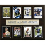 C & I Collectables  NCAA Football Texas A&M Aggies All-Time Greats Plaque - Cherry Wood