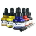 thumbnail image 4 of Daler-Rowney Aquafine Watercolor Ink Introduction Set 6/Pkg-Assorted Colors, 4 of 5