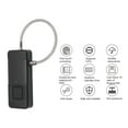 thumbnail image 3 of Fingerprint , F16 Keyless Biometric Smart Combination Lock USB Rechargeable, IP66 Waterproof, Portable  for Luggage Suitcase Backpack Bicycle School Gym Locker, 3 of 8